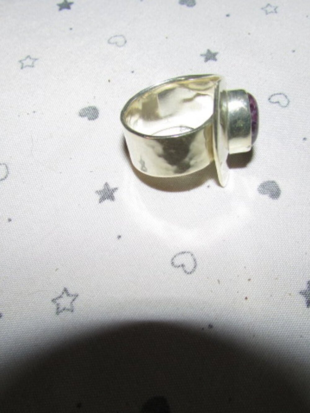 Gorgeous Chic Charoite Ring - Picture 2 of 6